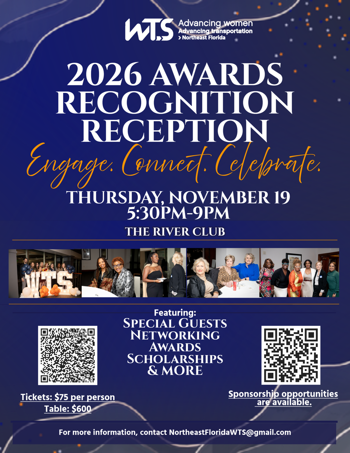 group photo at awards reception