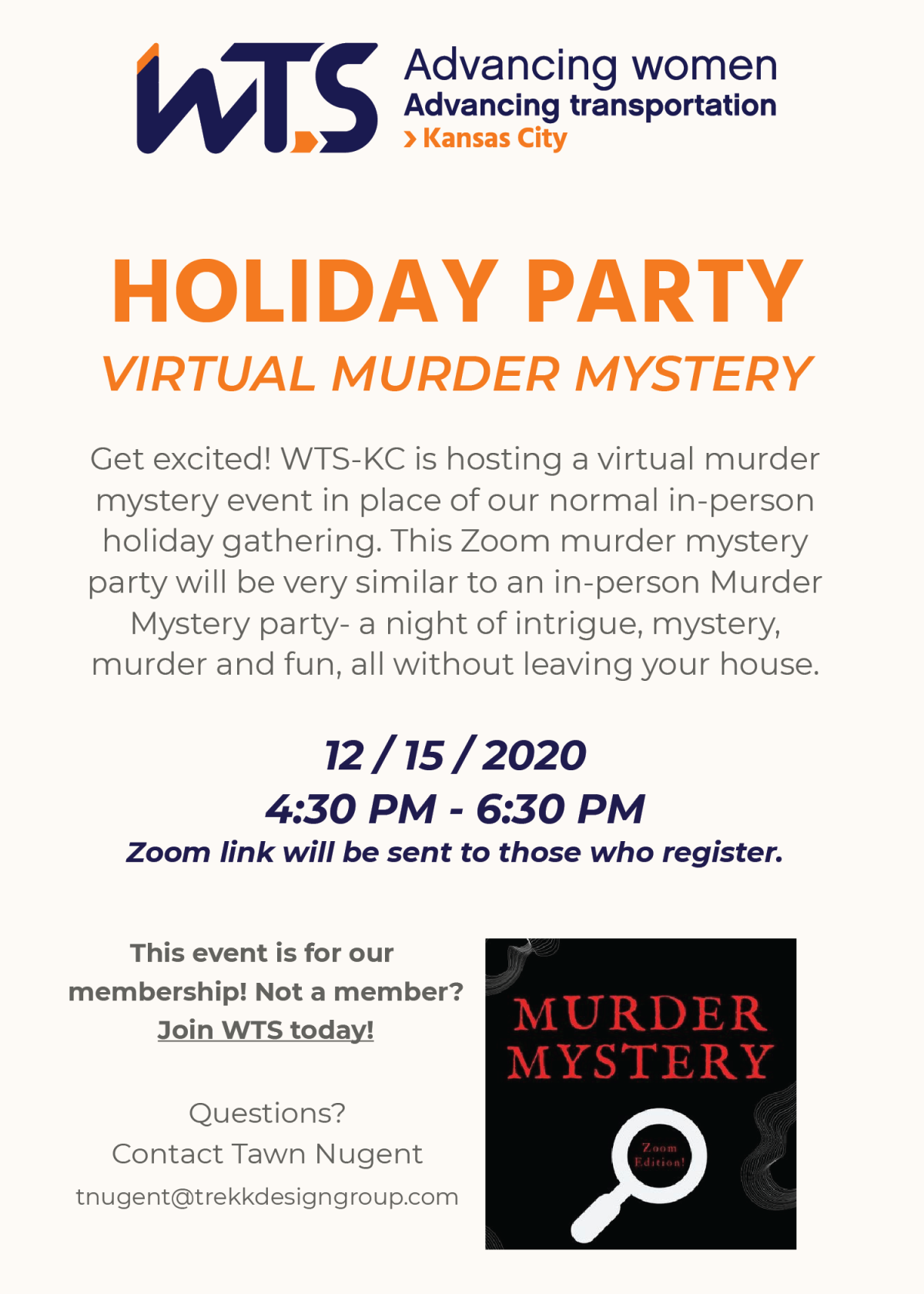 WTS-KC Holiday Party Murder Mystery | WTS