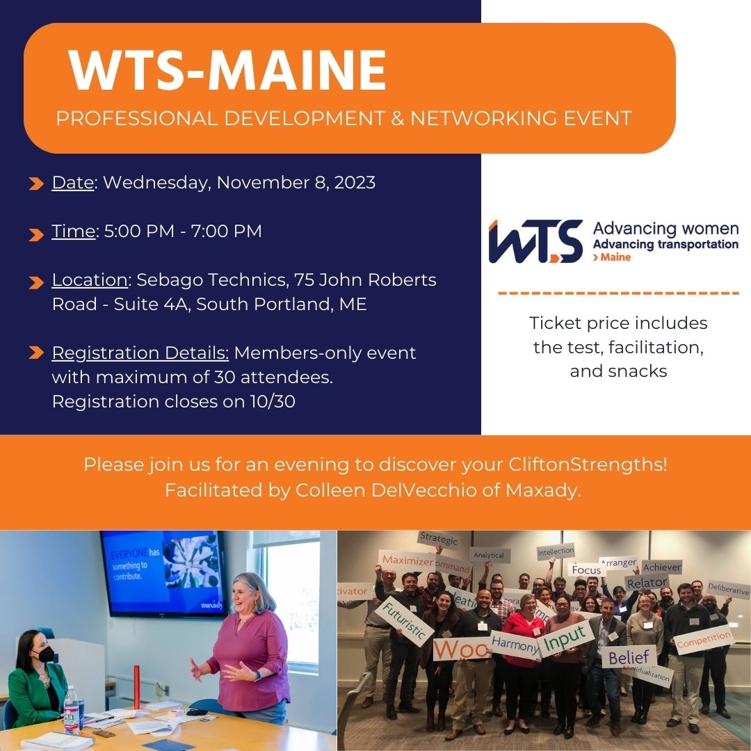 CliftonStengths Professional Development Event WTS