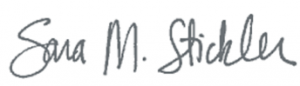 Sara Stickler's Signature