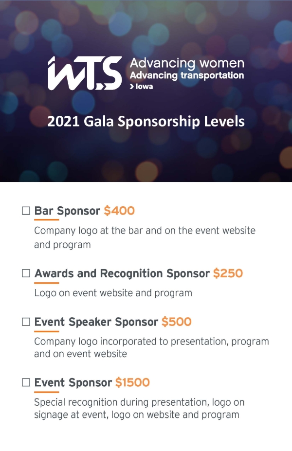 WTS Iowa Gala Sponsors