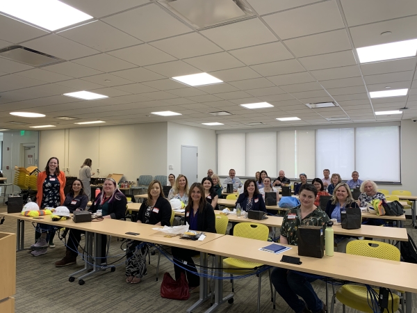 WTS Boston mentoring program graduation. 