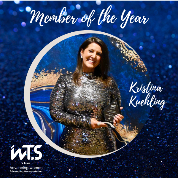 WTS Iowa Member of the Year Award Winner