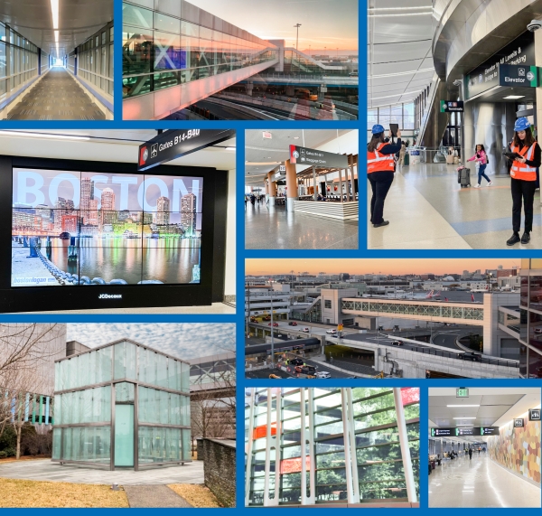 Composite image of Massport infrastructure.