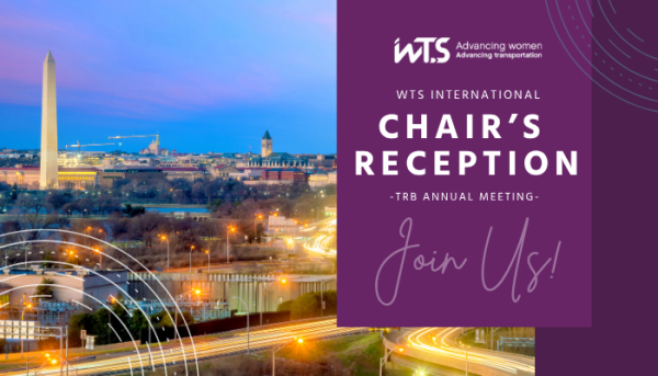 Join us at the 2026 WTS Chair's Reception at TRB Annual Meeting