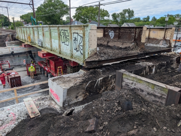 removal of old bridge