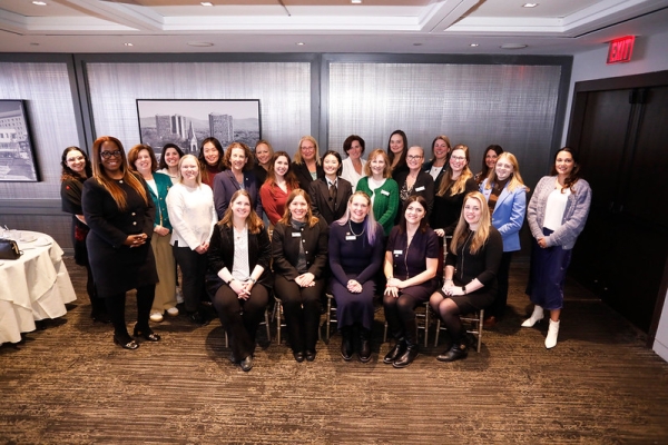 Group of women smiling