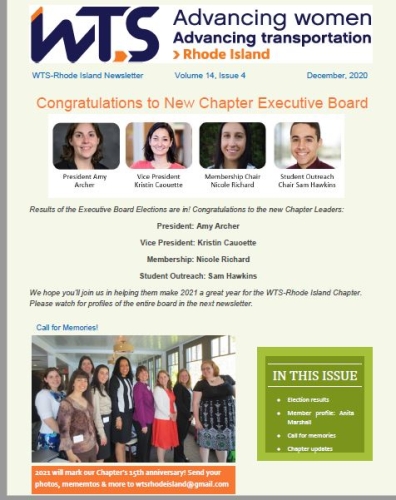 WTS Rhode Island Chapter Newsletter 1220
