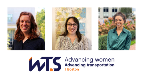 Photos of WTS-Boston's three emerging professionals 