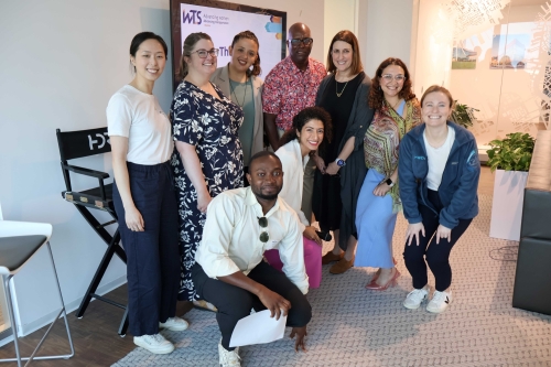 Group photo of attendees of WTS-Boston event