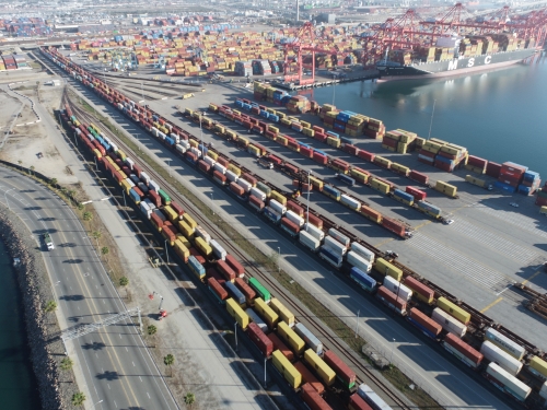 Pier 400, port LA