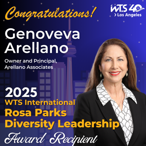 Genoveva Wins 2025 WTSI Rosa Parks Diversity Leadership Award