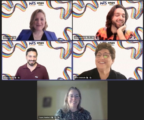 On Tuesday, October 7th, the WTS EDI Committee, in partnership with SMPS Philadelphia, held a virtual event: Understanding LGBTQIA+ History, Workplace Experiences, and Allyship in the Transportation Industry. The event, bringing together dozens of attendees from across the transportation industry in the Greater Philadelphia region, began with an overview of LGBTQIA+ history in the City of Philadelphia led by Rebecca Custer (A.D. Marble) and highlighted key events for the LGTBQIA+ community within the city o