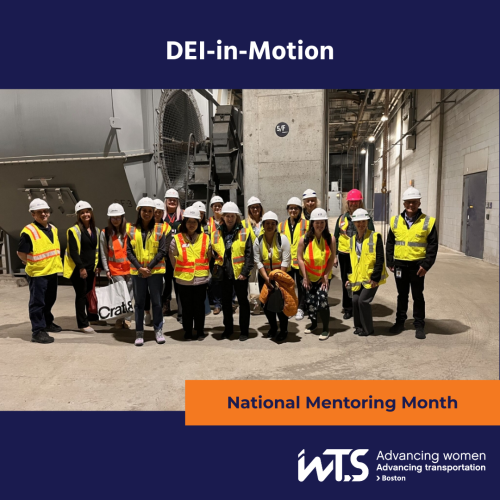 Image of group in PPE for DEI national mentoring month