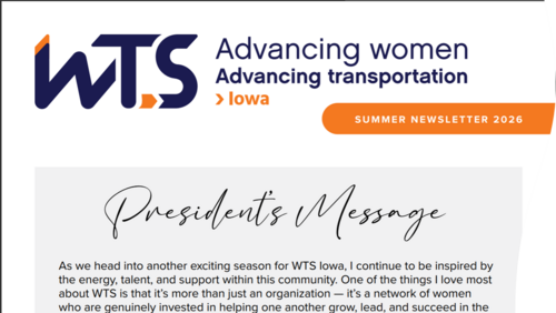 WTS Newsletter Iowa - May 2026