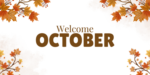 Welcome to October with leaves