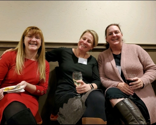 Three attendees at Charter event 
