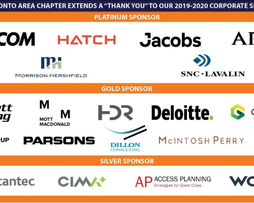 2019-2020 Toronto Corporate Sponsors