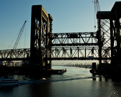 Ports of Los Angeles and Long Beach Tour Photos © John Livzey