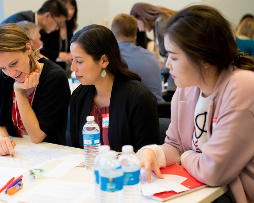 College Outreach Resume Workshop Photos © John Livzey