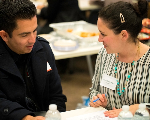 College Outreach Resume Workshop Photos © John Livzey