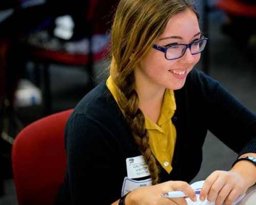 High Schoolers See a Future in Transportation Oct. 17 Photos © John Livzey