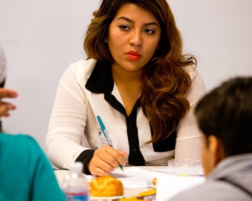 High Schoolers See a Future in Transportation Oct. 17 Photos © John Livzey