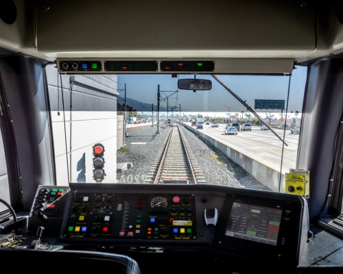 Expo Line Phase 2 Preview Photos © John Livzey