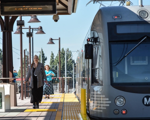 Expo Line Phase 2 Preview Photos © John Livzey