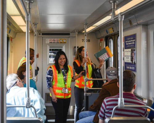 Expo Line Phase 2 Preview Photos © John Livzey