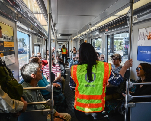 Expo Line Phase 2 Preview Photos © John Livzey