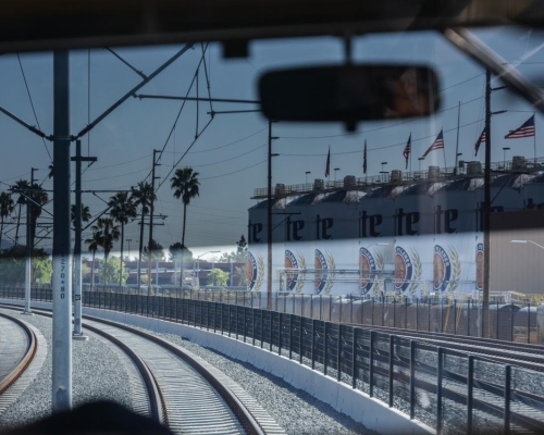 Expo Line Phase 2 Preview Photos © John Livzey