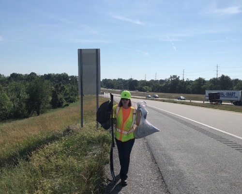 Adopt-A-Highway 2022:  Not enough hands to carry everything
