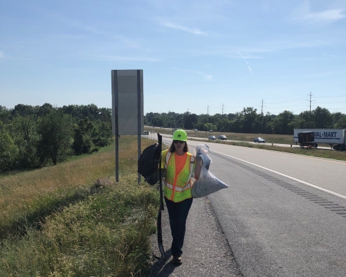 Adopt-A-Highway 2022:  Not enough hands to carry everything