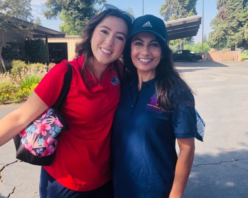 Toni Tinoco and Nabeelah Abi-Rached