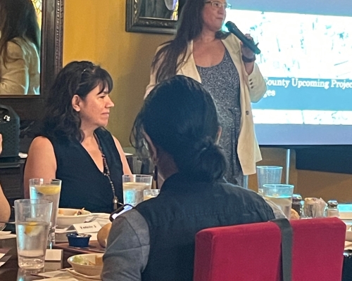 Erin Haagenson speaks Fresno County transportation programs