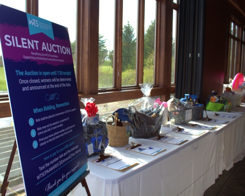 Silent auction baskets to benefit WTS Foundation