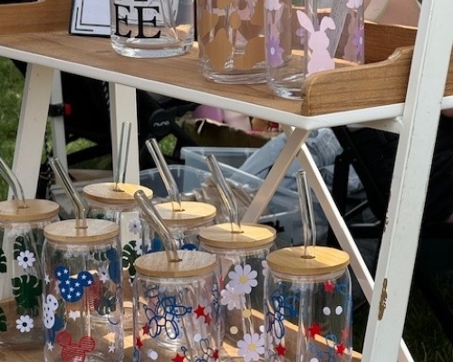 Samples of tumblers.