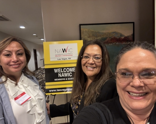 L-R: Evelyn Castro, Maria Brace, Amy Trunoske