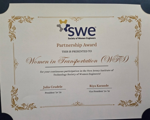 NJIT SWE Event Award