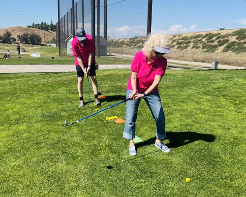 WTS Golf Instruction Gail and Mark