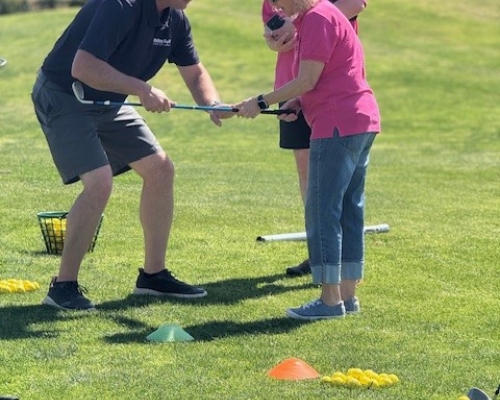 WTS Golf instructions Gail and Mark