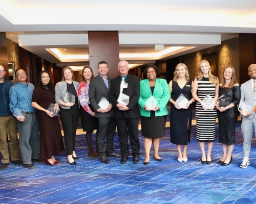 WTS Colorado award winners posing for a photo