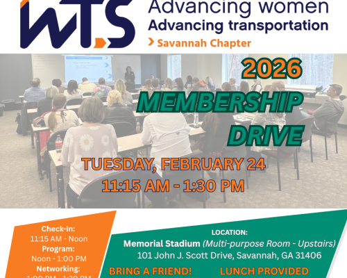 WTS Savannah Chapter 2026 Membership Drive 