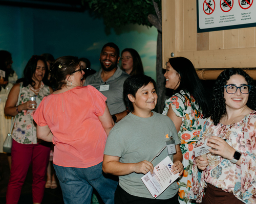 A group of people at the summer social. Photos by Brooke Silverman