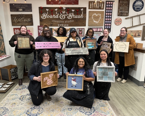 January 2026 Board & Brush Craft Outing