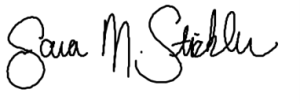 Sara Stickler Signature
