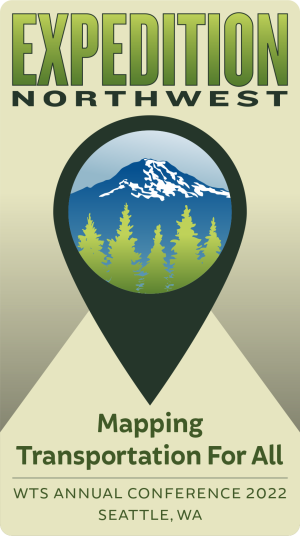 Expedition Northwest: Mapping Transportation For All Map Pin with Mt. Rainier 