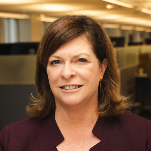 Professional headshot of Jennifer Mitchell of Amtrak.