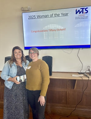 WTS Columbus women of the year award winner